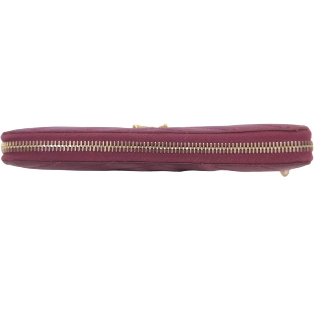 362338AM (C5) YVES Saint Laurent Wallet Long Pink Leather - Picture 3 of 11